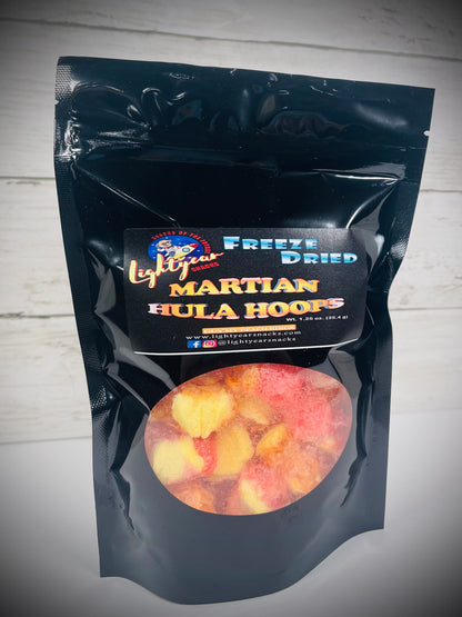 Martian Hula Hoops (Freeze Dried Gummy Peach Rings)