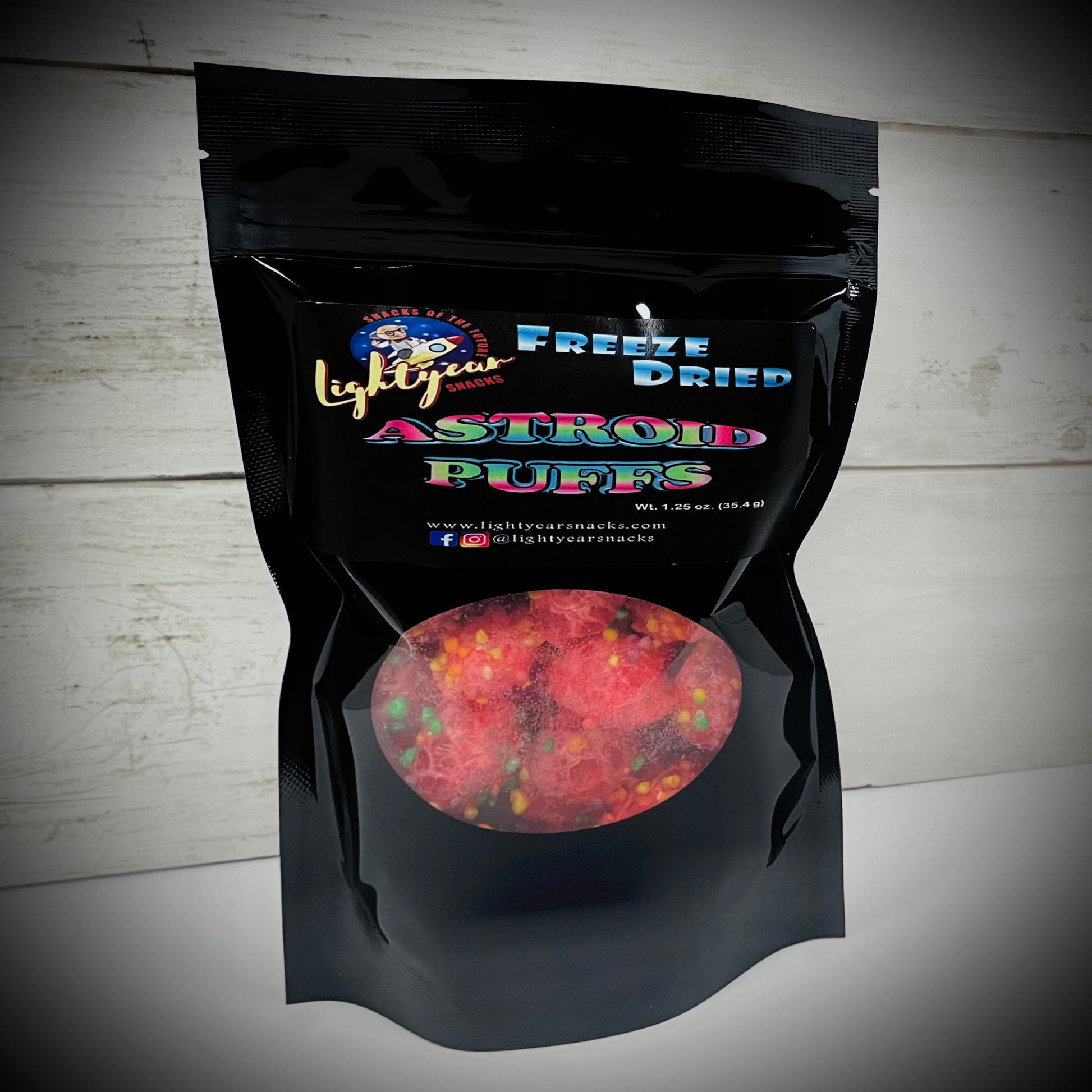 Astroid Puffs (Freeze Dried Gummy Clusters coated with candy)